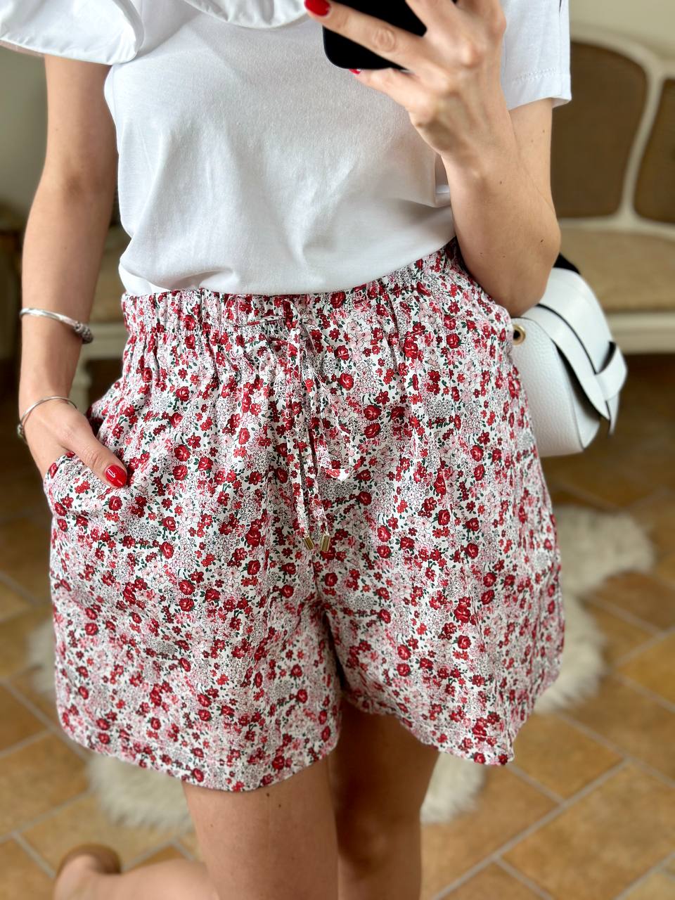 Motel shorts fiori
