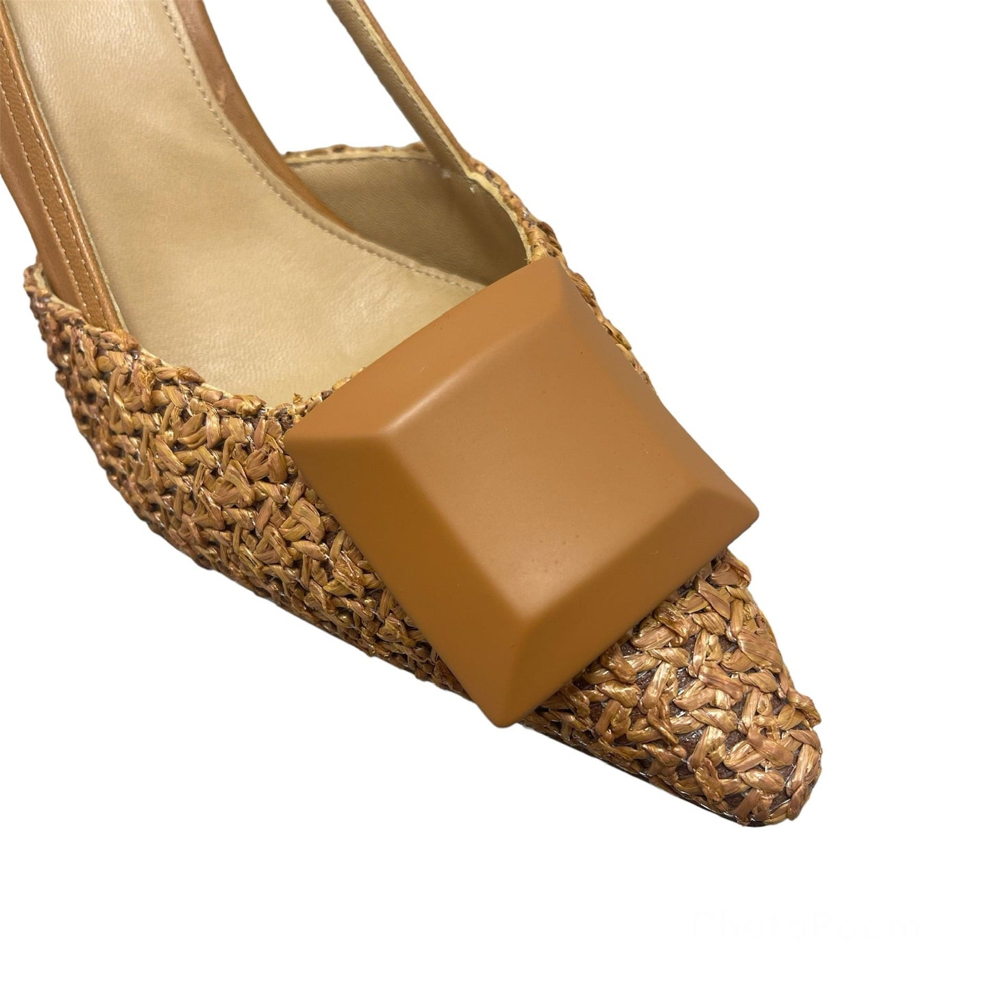 Chantal Slingback con applicazione geometrica