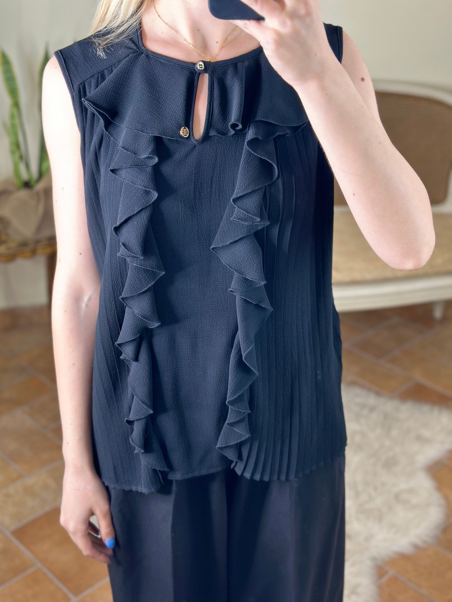 Roberta Biagi Camicia plisse