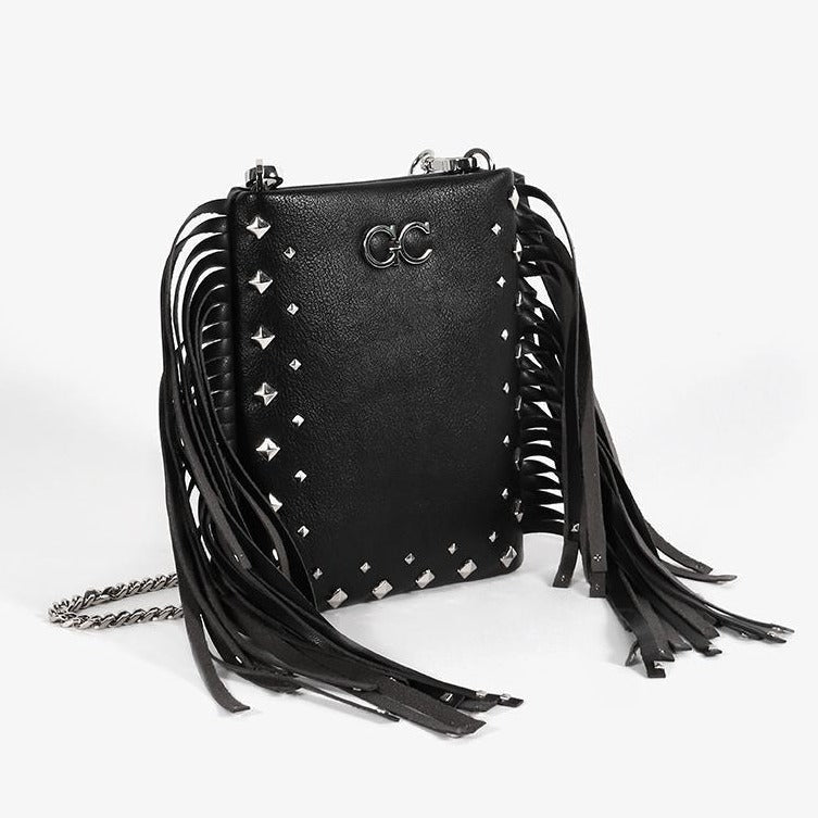 Gio Cellini tracollina frange (disponibile nero e cuoio)