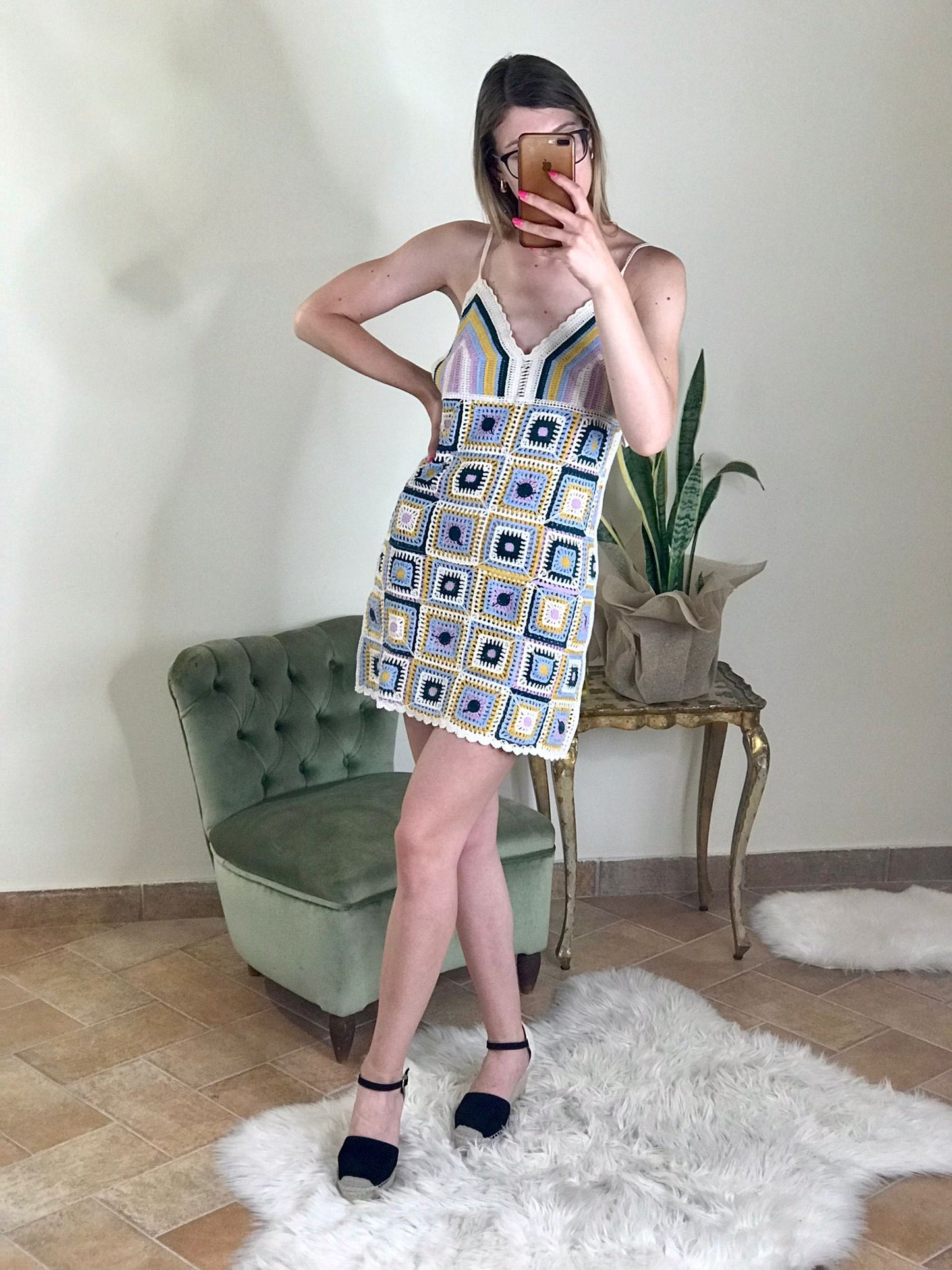 UNI mè abito uncinetto