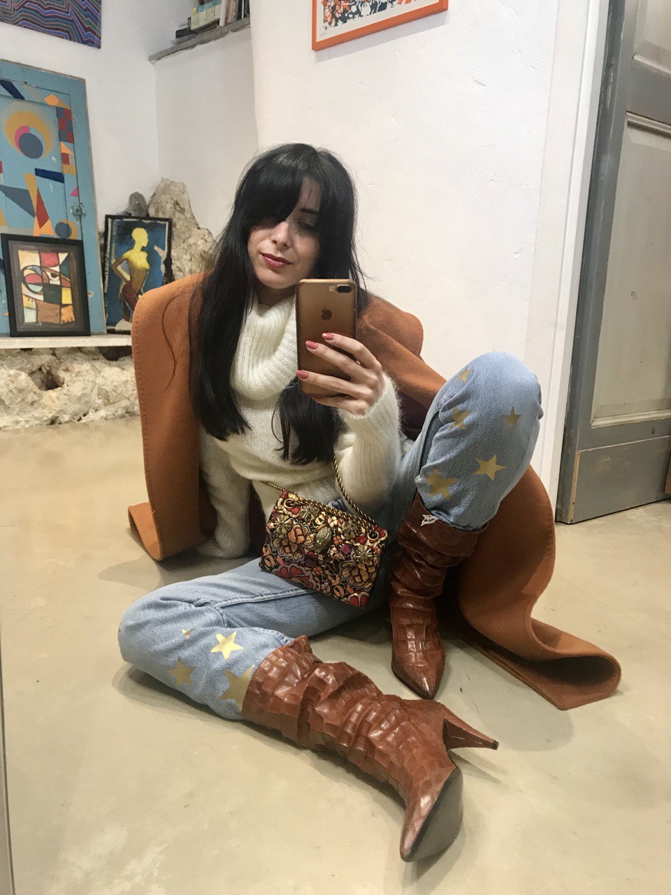 Strategia stivaletto cocco rum