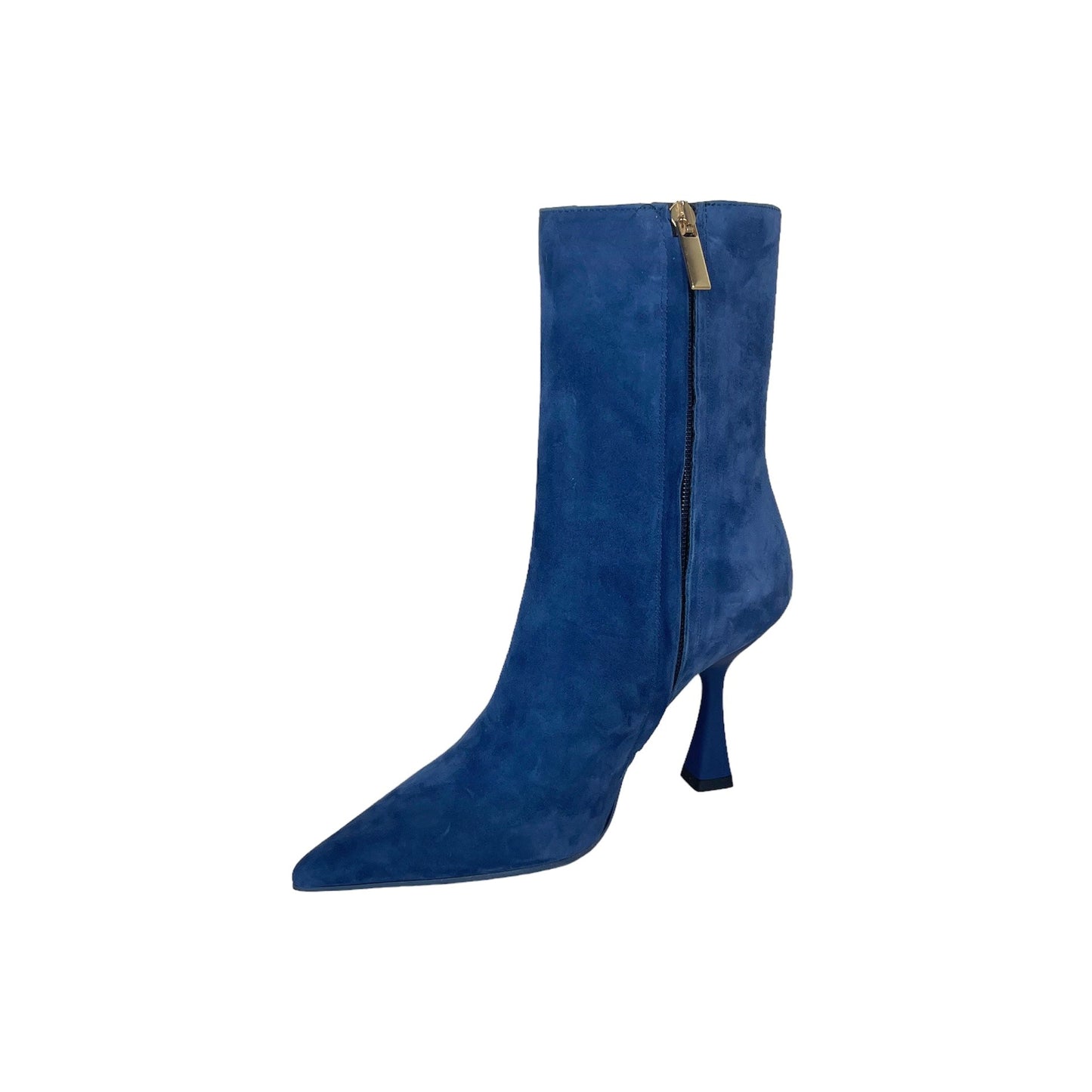 Bianca Dì tronchetto camoscio blu