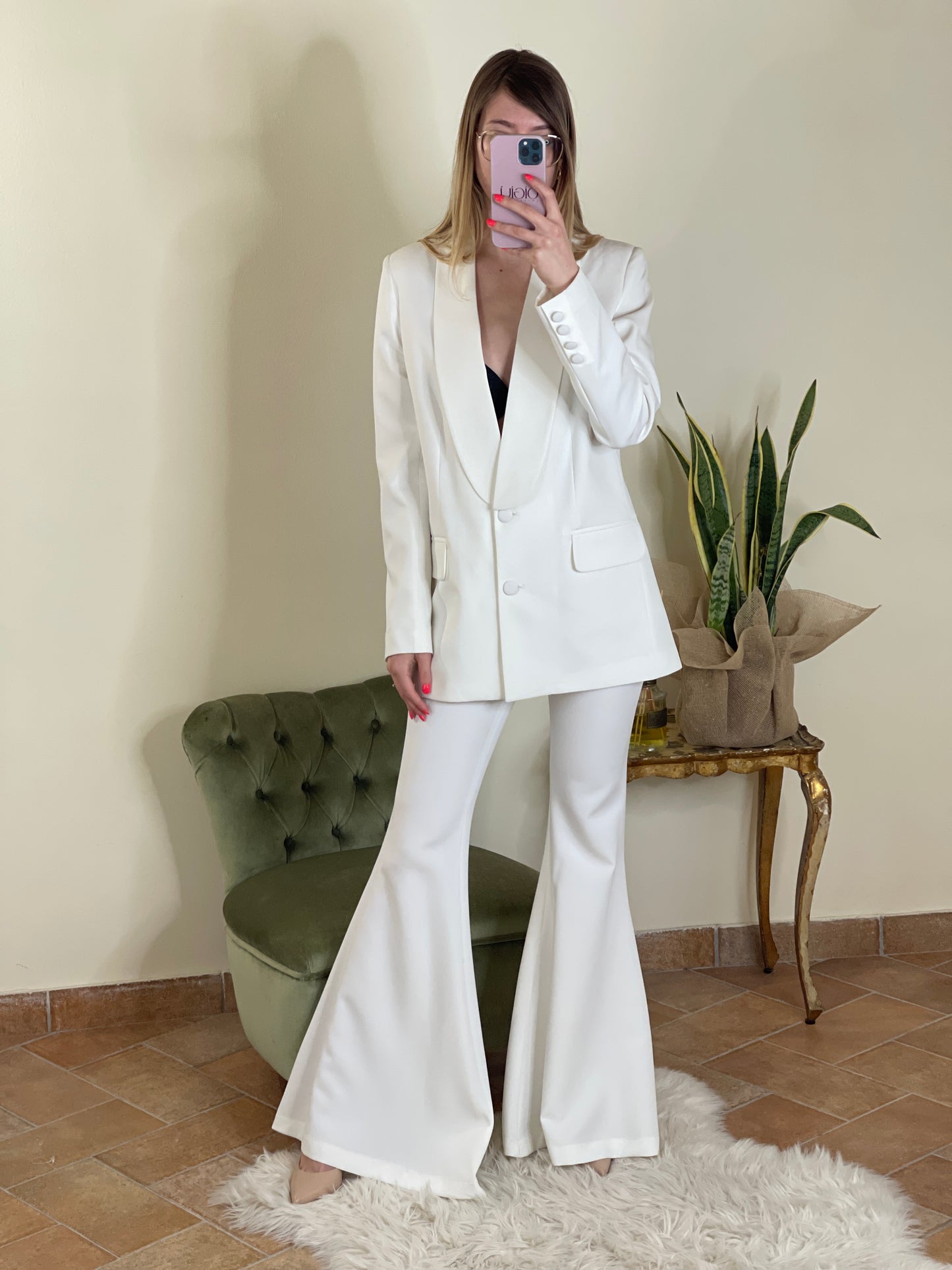 Silence Limited Pantalone a zampa ampia