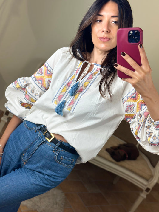 Blusa "YZMA" BIANCA