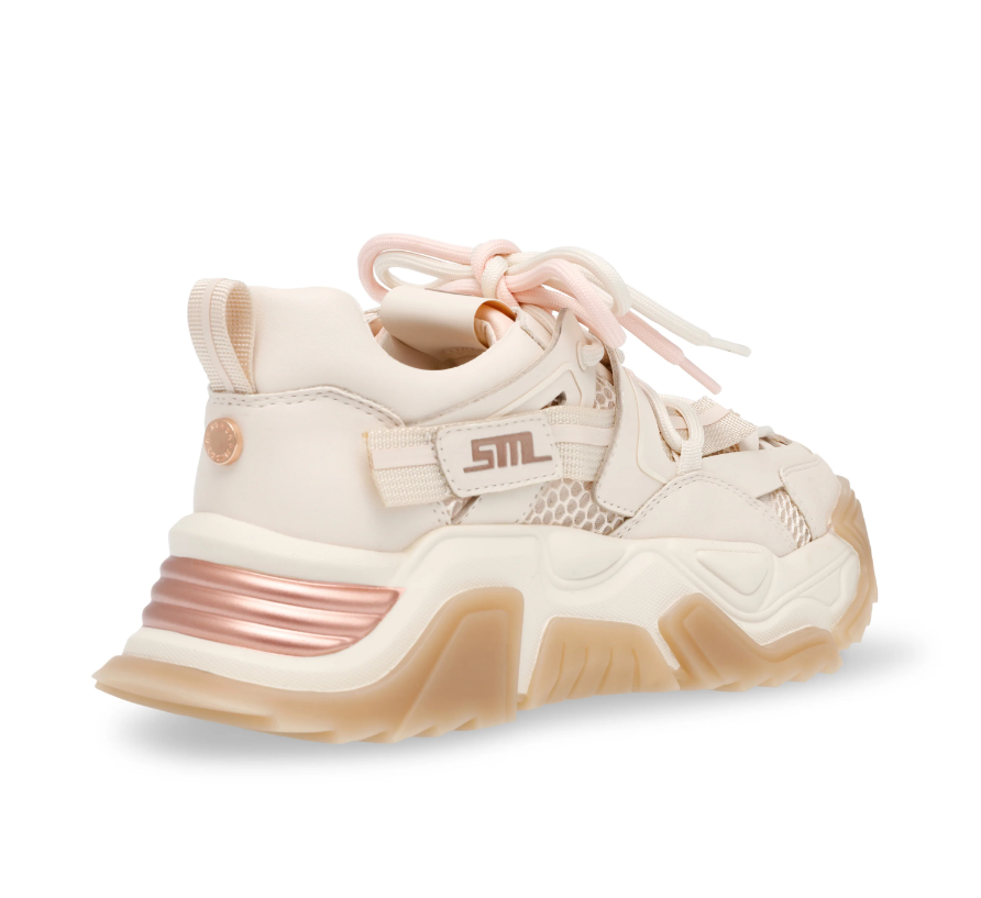 Steve Madden Sneakers Kingdom Cream Rose Gold