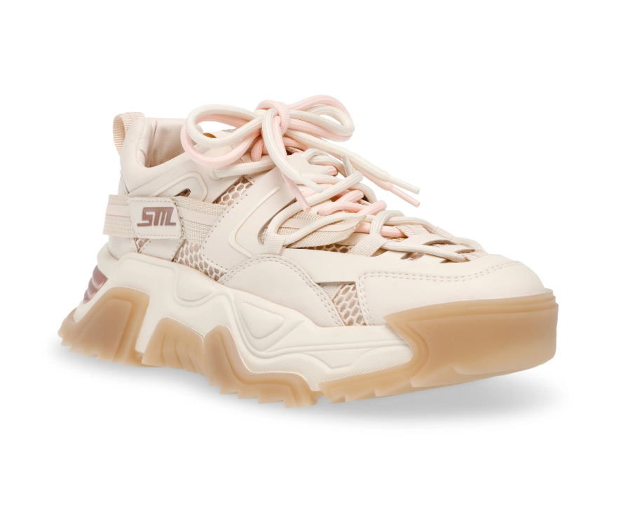 Steve Madden Sneakers Kingdom Cream Rose Gold