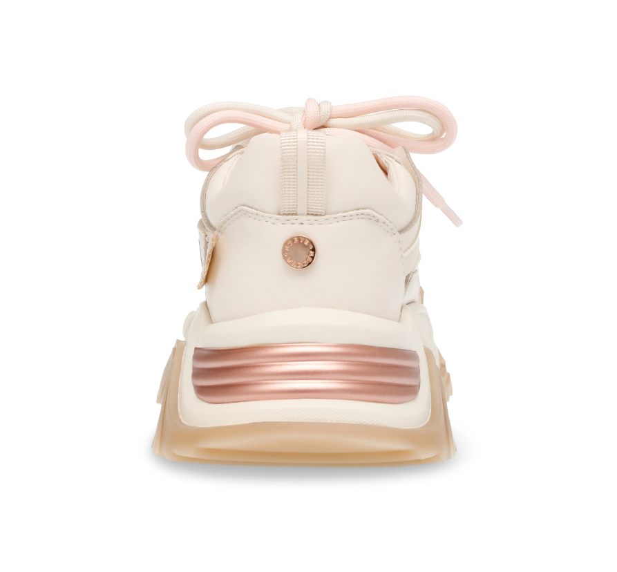 Steve Madden Sneakers Kingdom Cream Rose Gold