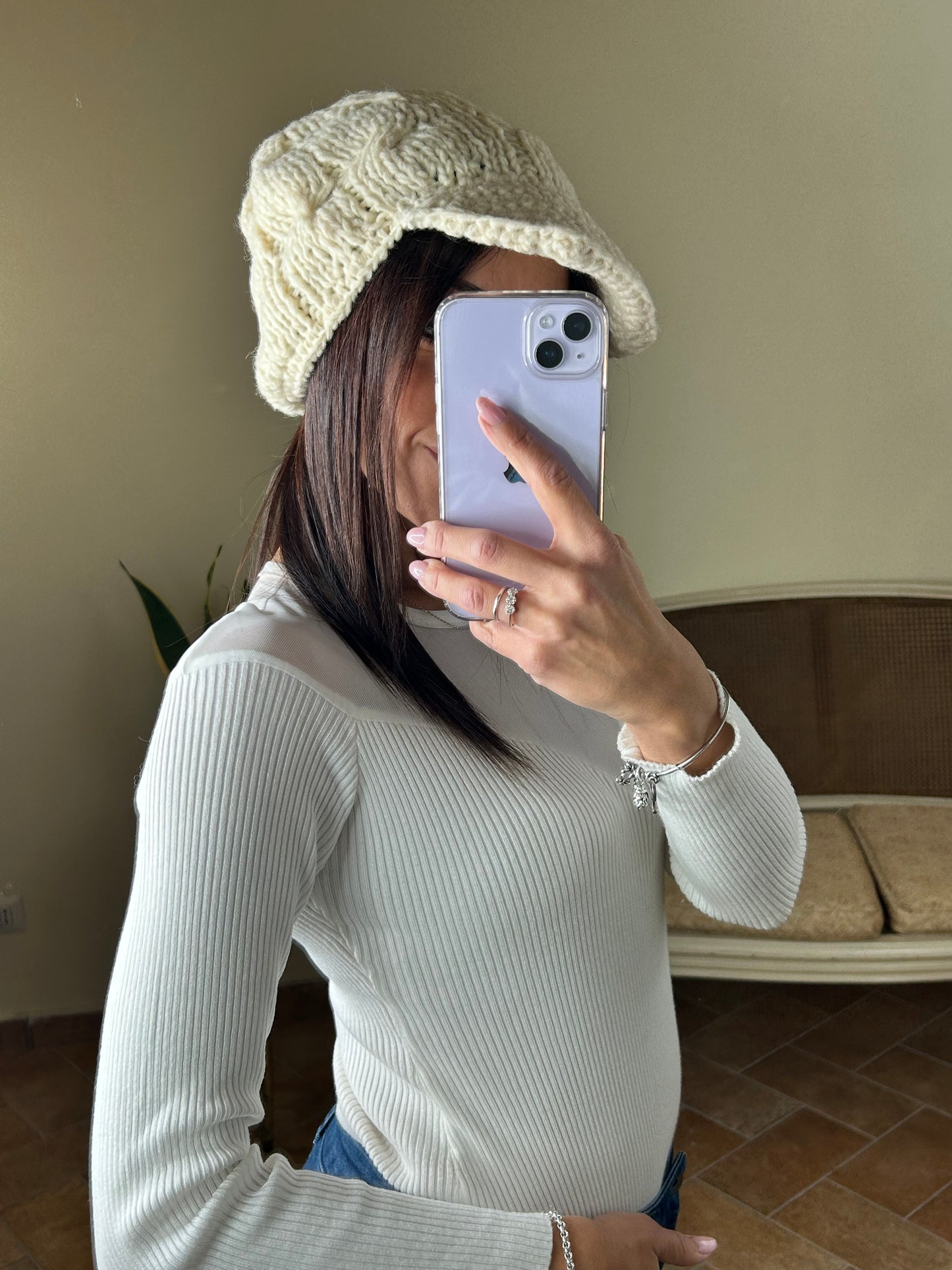 Cappello in maglia