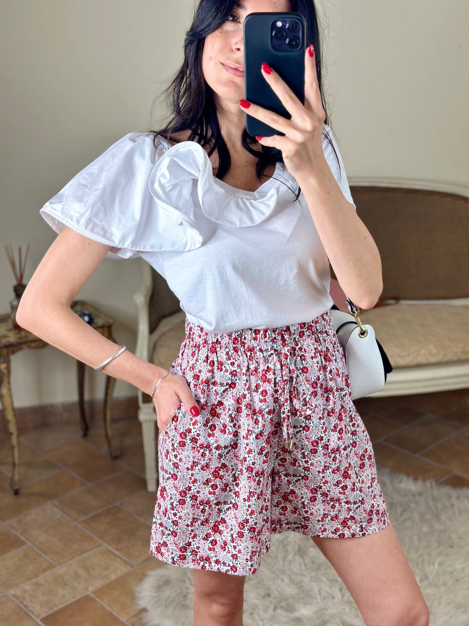 Motel shorts fiori
