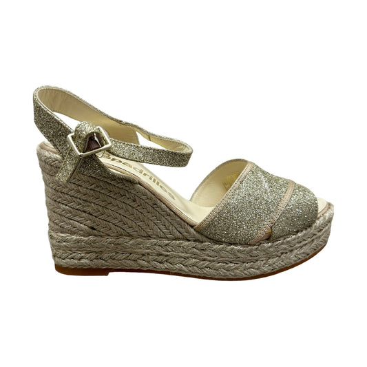 Espadrilles Aros glitter platino