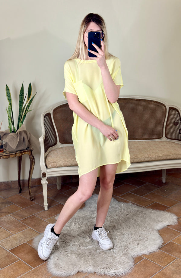 So Allure maxi blusa in seta