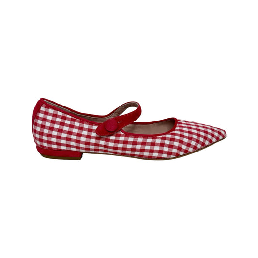 Theresa ballerina vichy rosso