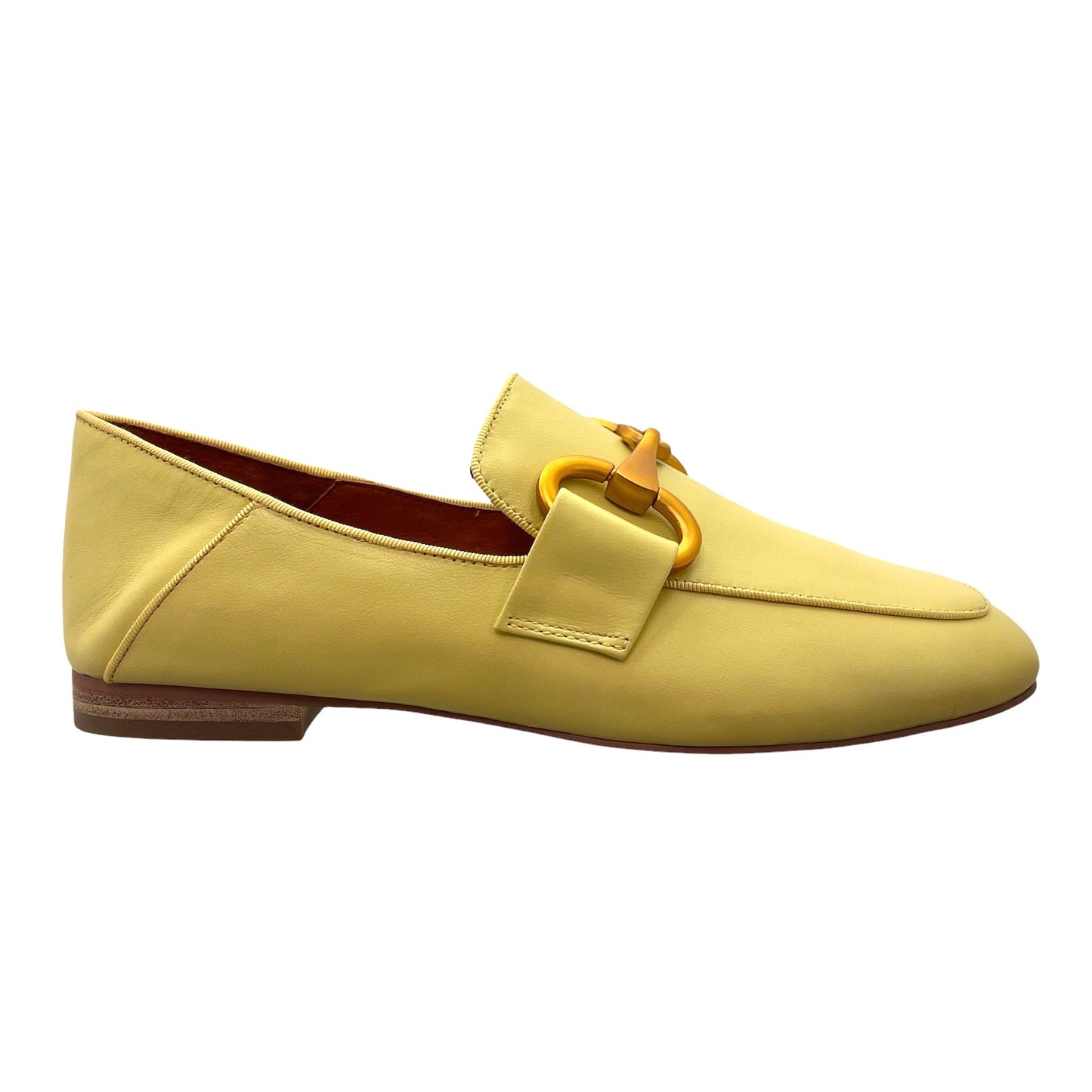 BIBI LOU mocassino/slippers con moschettone bianco