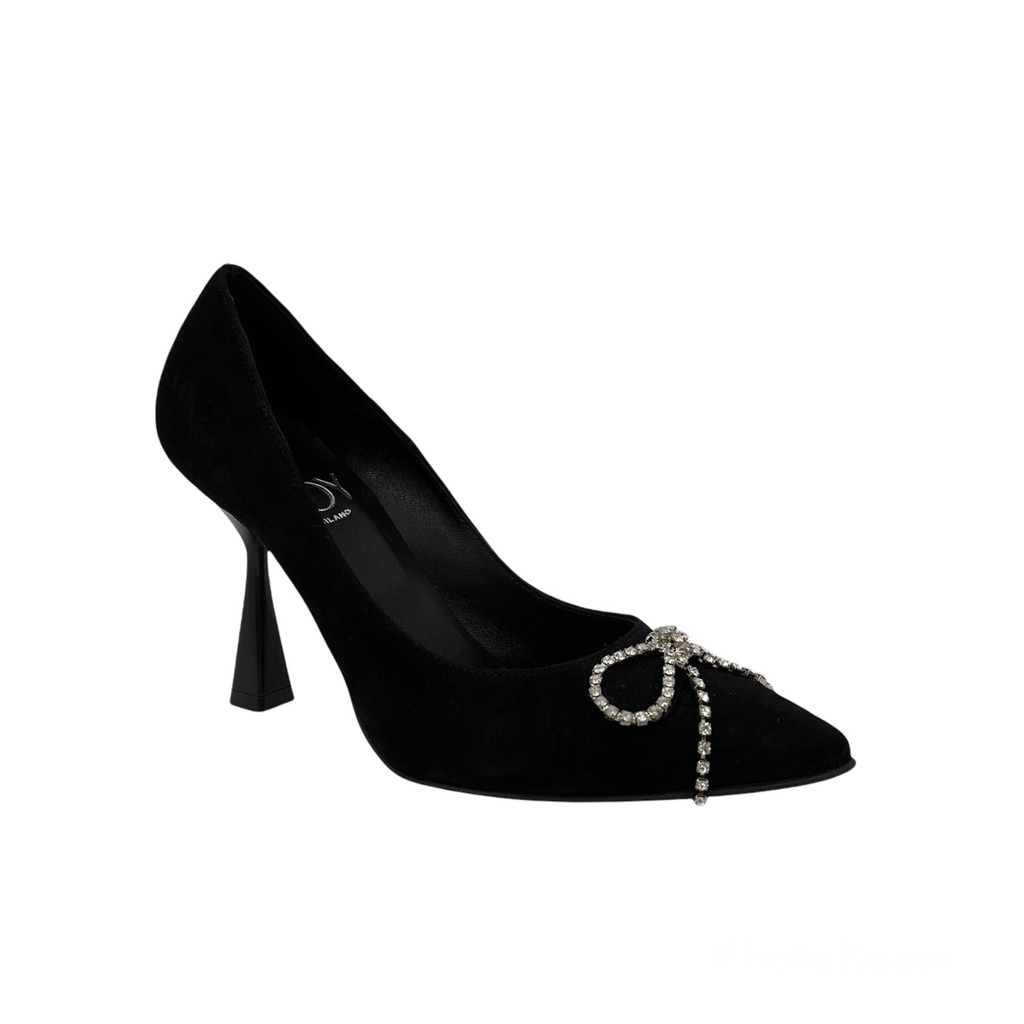 Joy Decolleté fiocco strass