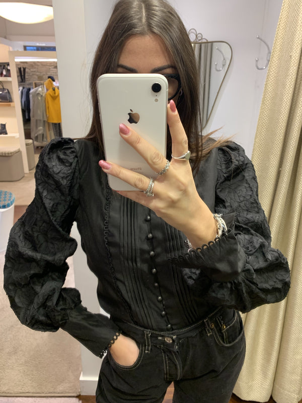 Uni mè Camicia maniche ricamate