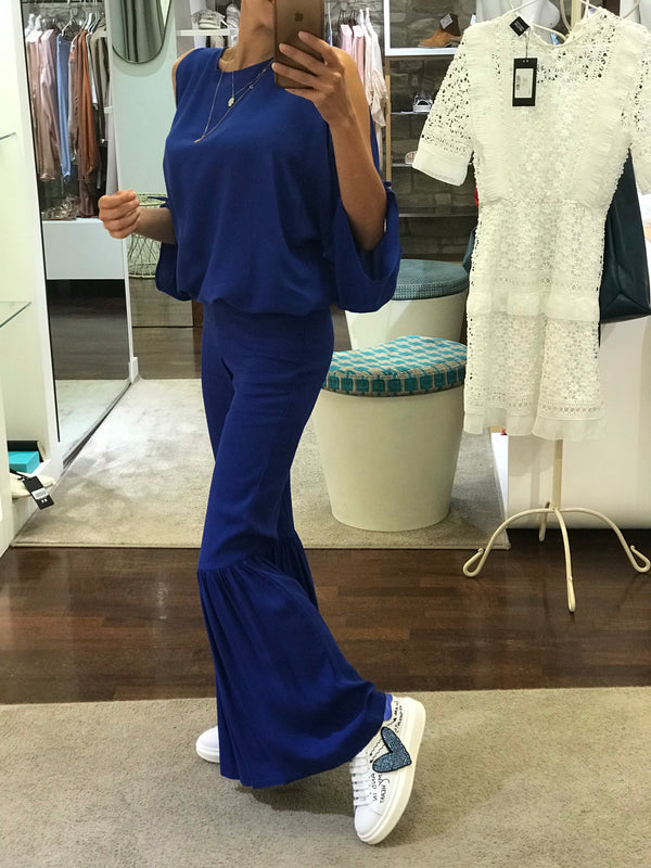 Mariuccia Milano Pantalone a zampa bluette