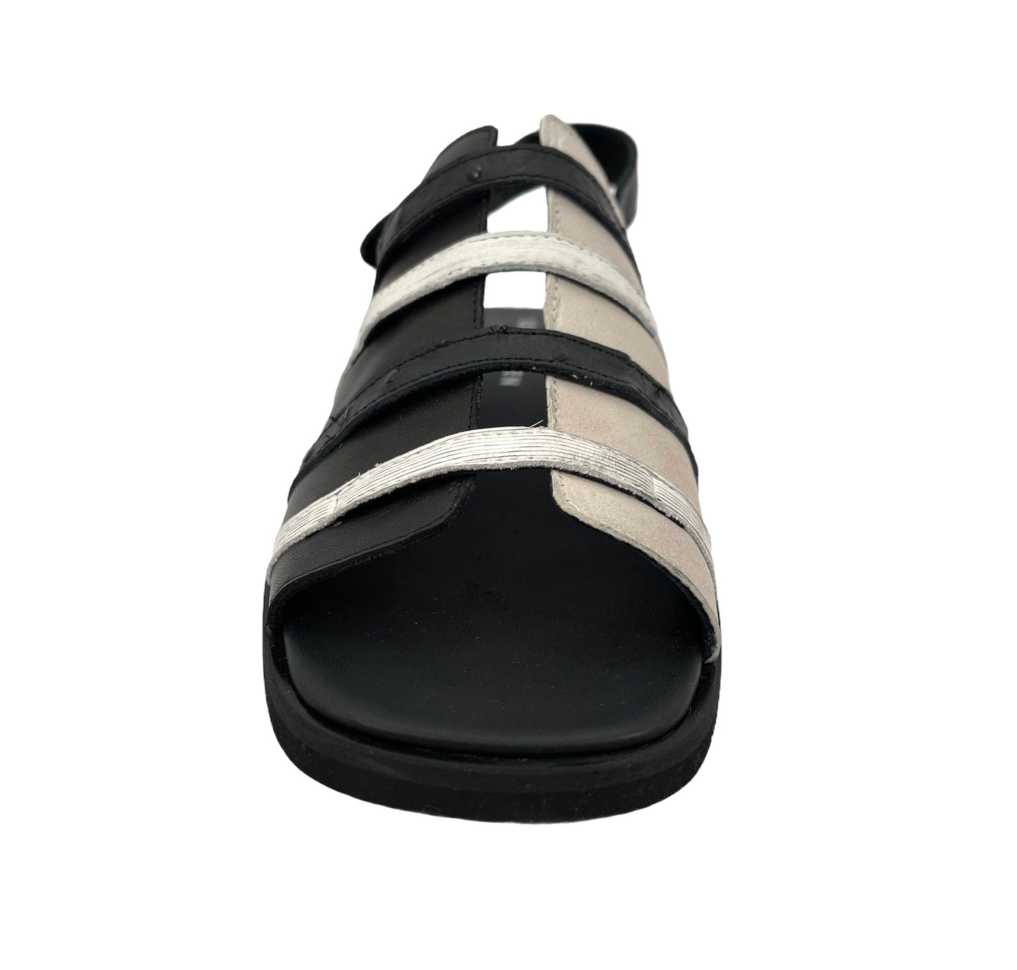 Le Bohémien sandalo punta quadra bicolor
