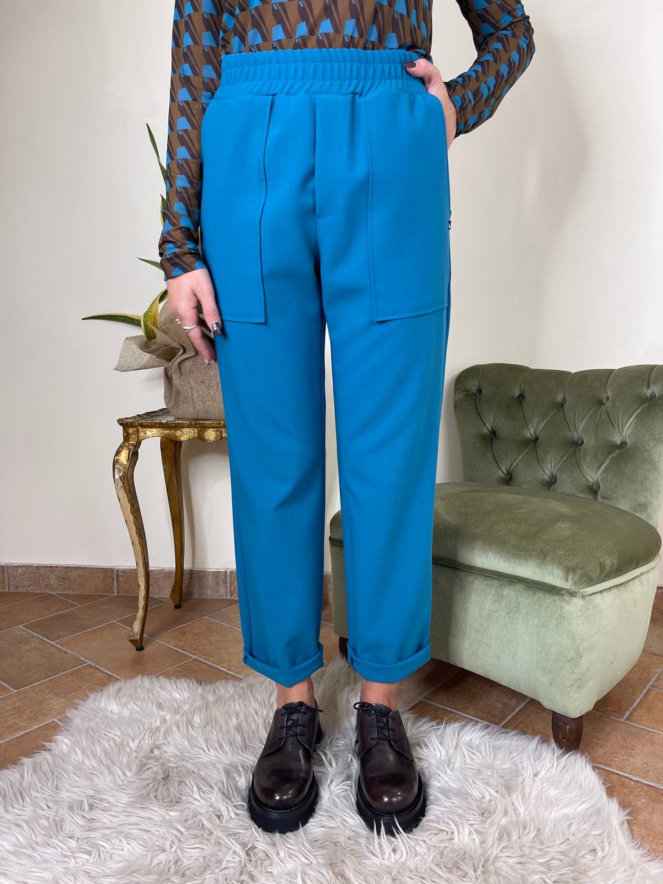 Meme Road pantalone con tasche laterali