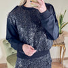 Trash and Luxury Felpa con paillettes