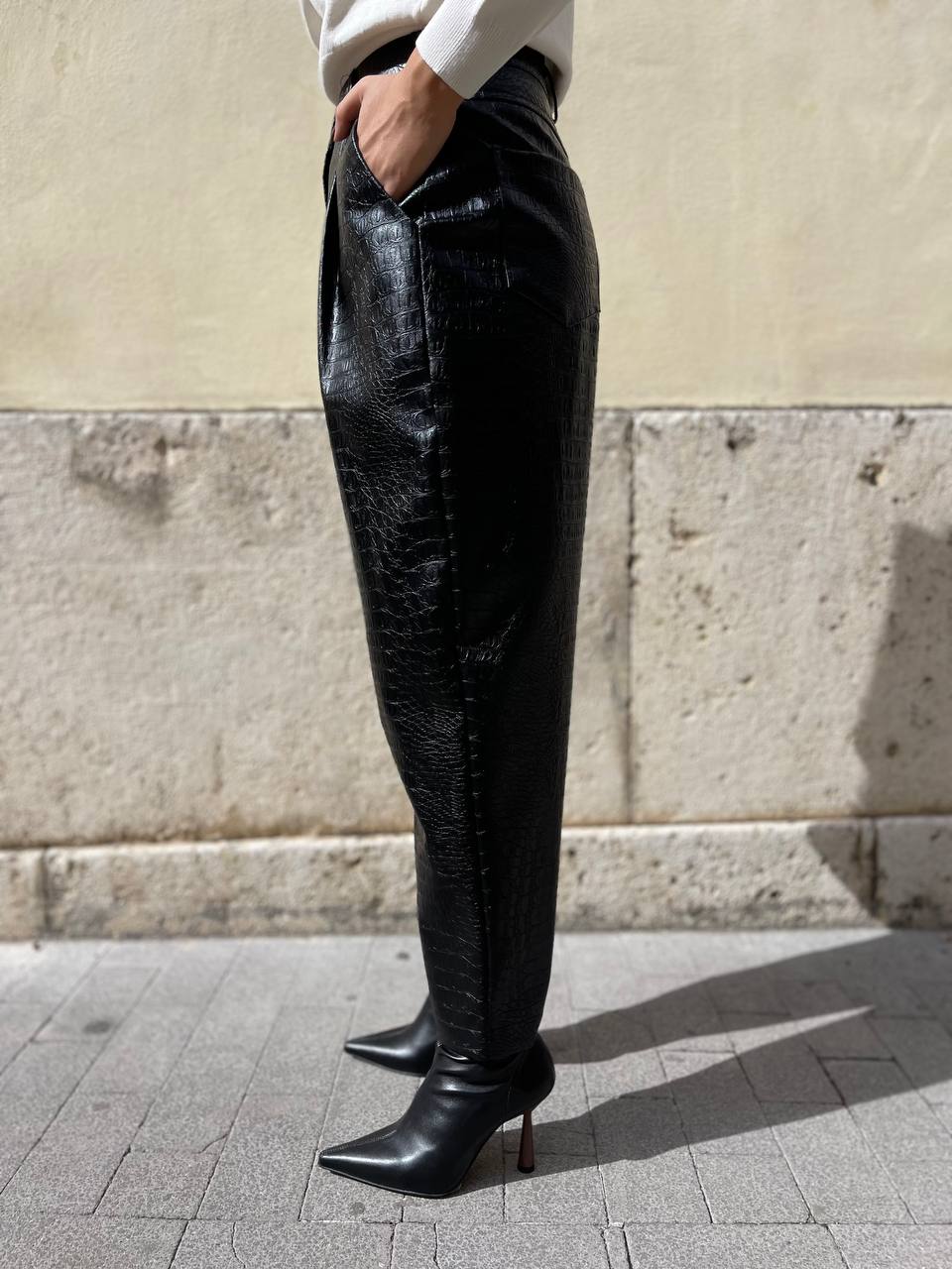 Madame Urbana pantalone ecopelle (disponibile nero e testa di moro)